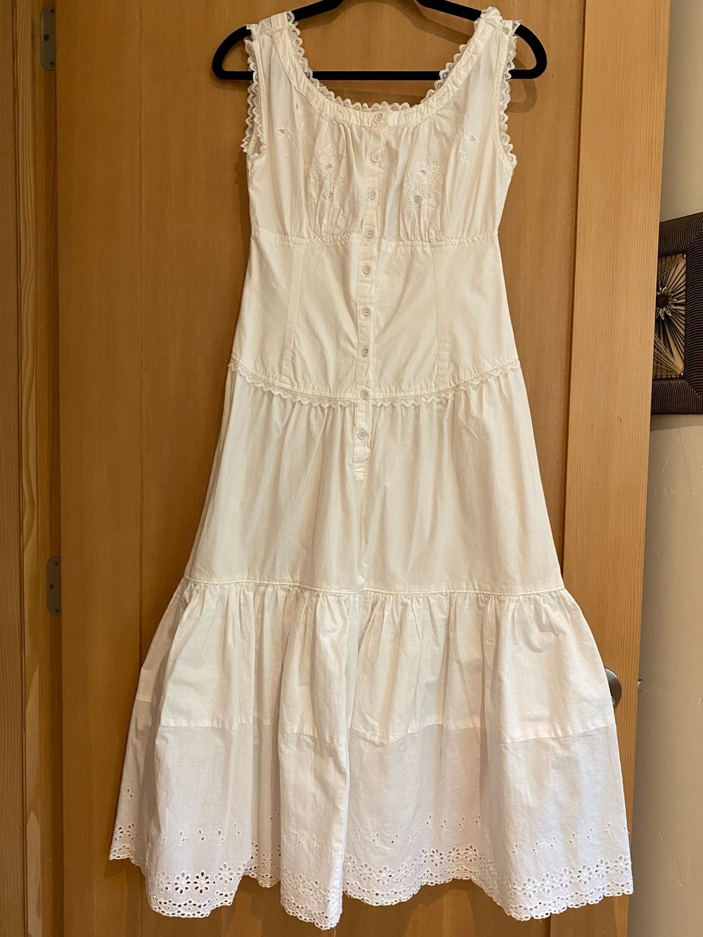 Vintage Starina Cotton Dropwaist Dress S/M